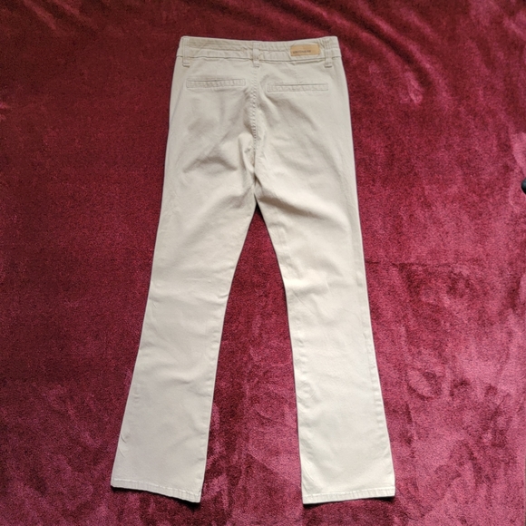Unionbay Hayden Women's Bootcut Uniform Pant - Size 7 in Beige - Picture 4 of 7